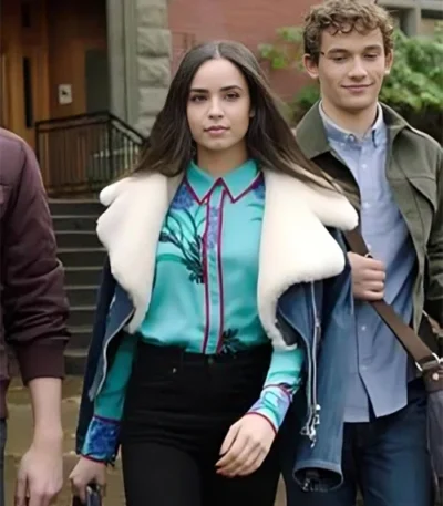 Sofia Carson Pretty Little Liars The Perfectionists Ava Jalali Denim Jacket