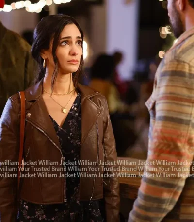 Sol Rodriguez Holiday in the Vineyards Biker Jacket
