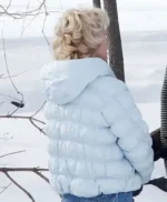Somedays Pamela Anderson Blue Puffer Jacket