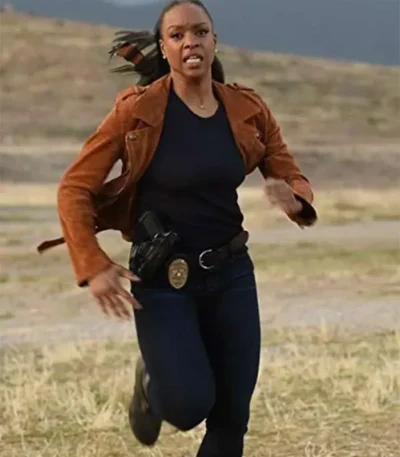 Sonya Bailey Lethal Weapon Brown Jacket