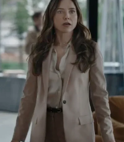 Sophia Bush The Stranger in My Home Beige Blazer