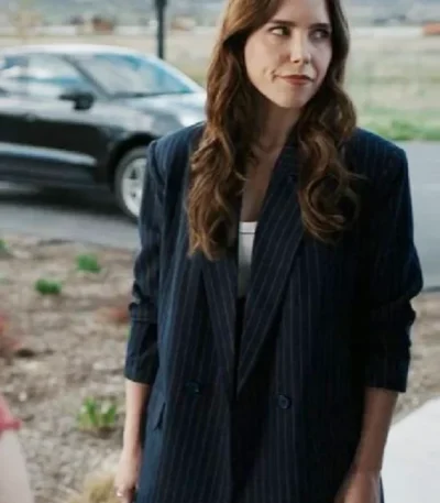 Sophia Bush The Stranger in My Home Striped Blazer