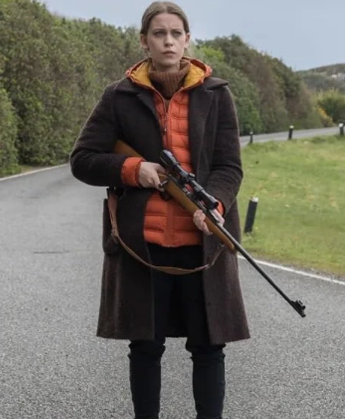 Sorcha Groundsell An t-Eilean Brown Coat Sorcha Groundsell An t-Eilean Brown Coat