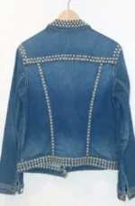 Spinning Out Jenn Yu Blue Studded Jacket