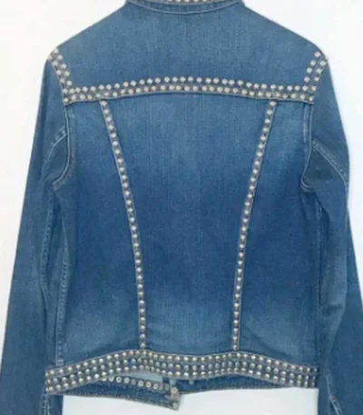 Spinning Out Jenn Yu Blue Studded Jacket
