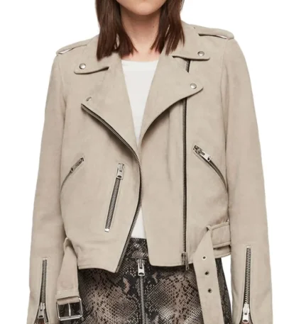Spinning Out Kat Baker Grey Jacket