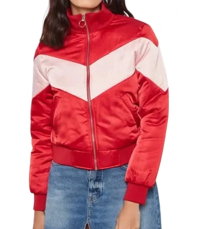 Spinning Out Serena Baker Bomber Jacket