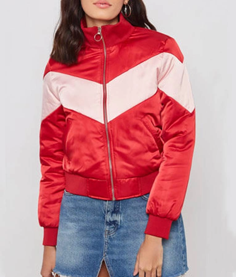 Spinning Out Serena Baker Bomber Jacket Spinning Out Serena Baker Bomber Jacket