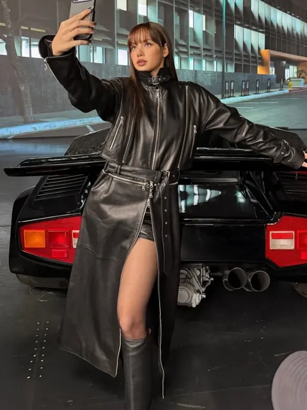 Spring 2026 Collection Lisa Convertible Leather Coat