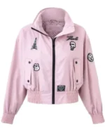 Paris Hilton Pink Bomber Jacket