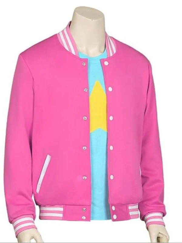 Steven Universe Pink Baseball Varsity Jacket
