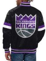 Sullivan Sacramento Kings Black Varsity Jacket
