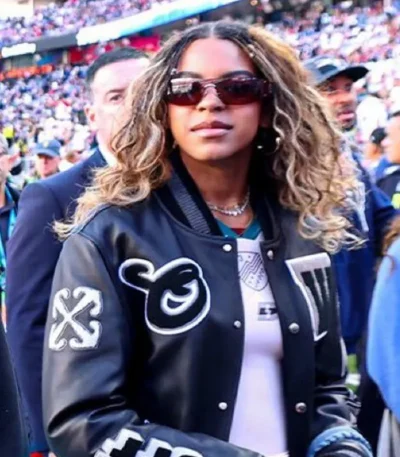Super Bowl 2026 Blue Ivy Varsity Jacket