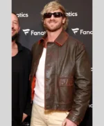 Super Bowl LX Logan Paul Leather Jacket