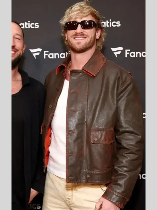 Super Bowl LX Logan Paul Leather Jacket