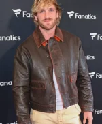 Super Bowl LX Logan Paul Leather Jacket