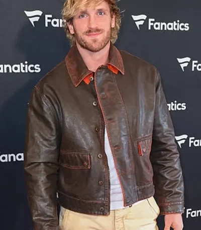 Super Bowl LX Logan Paul Leather Jacket