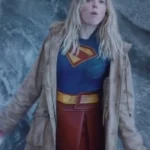 Supergirl Tan Parka Superman Hooded Coat