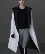 Sylvia Hoeks Blade Runner 2049 White Trench Coat