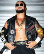 TNA Wrestler Mike Santana Bornnasty Leather Vest