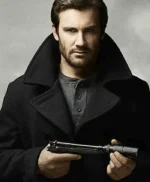 Taken Bryan Mills Black Wool Peacoat