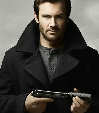 Taken Bryan Mills Black Wool Peacoat