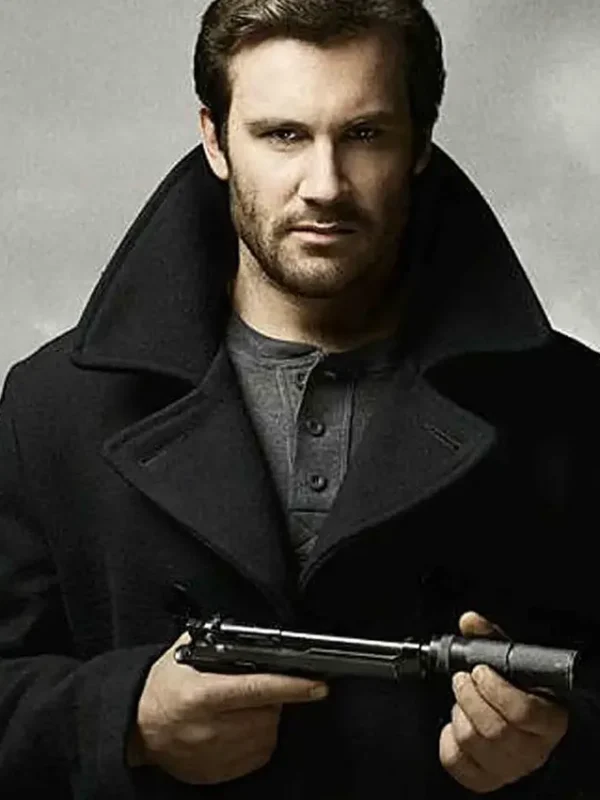 Taken Bryan Mills Black Wool Peacoat
