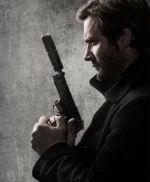 Taken Bryan Mills Black Wool Peacoat