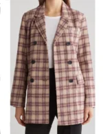 Tamera Tomakili Happy Face S01 Checked Blazer