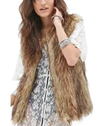 Tan Fur Vest