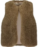 Taupe Fur Vest