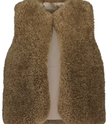 Taupe Fur Vest