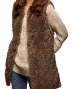 Taupe Fur Vest