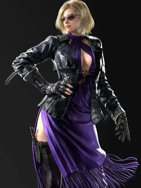 Tekken 8 Nina Williams Leather Jacket