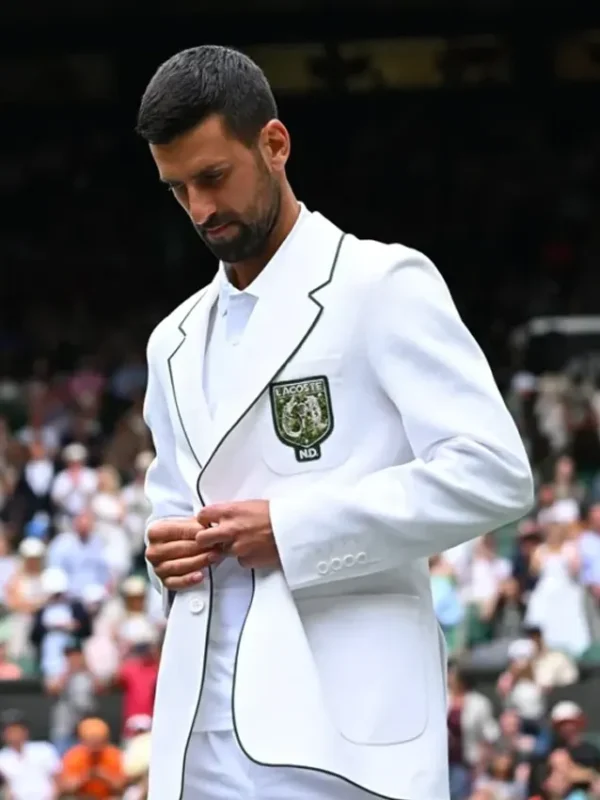 Wimbledon Novak Djokovic White Blazer