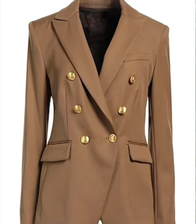Tetona Jackson Poppas House Brown Blazer
