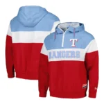 Texas Rangers Half Zipper Starter Jacket