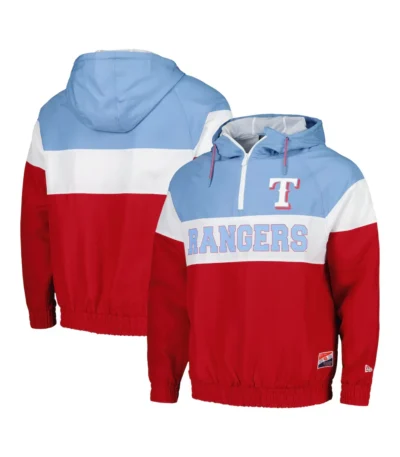 Texas Rangers Half Zipper Starter Jacket