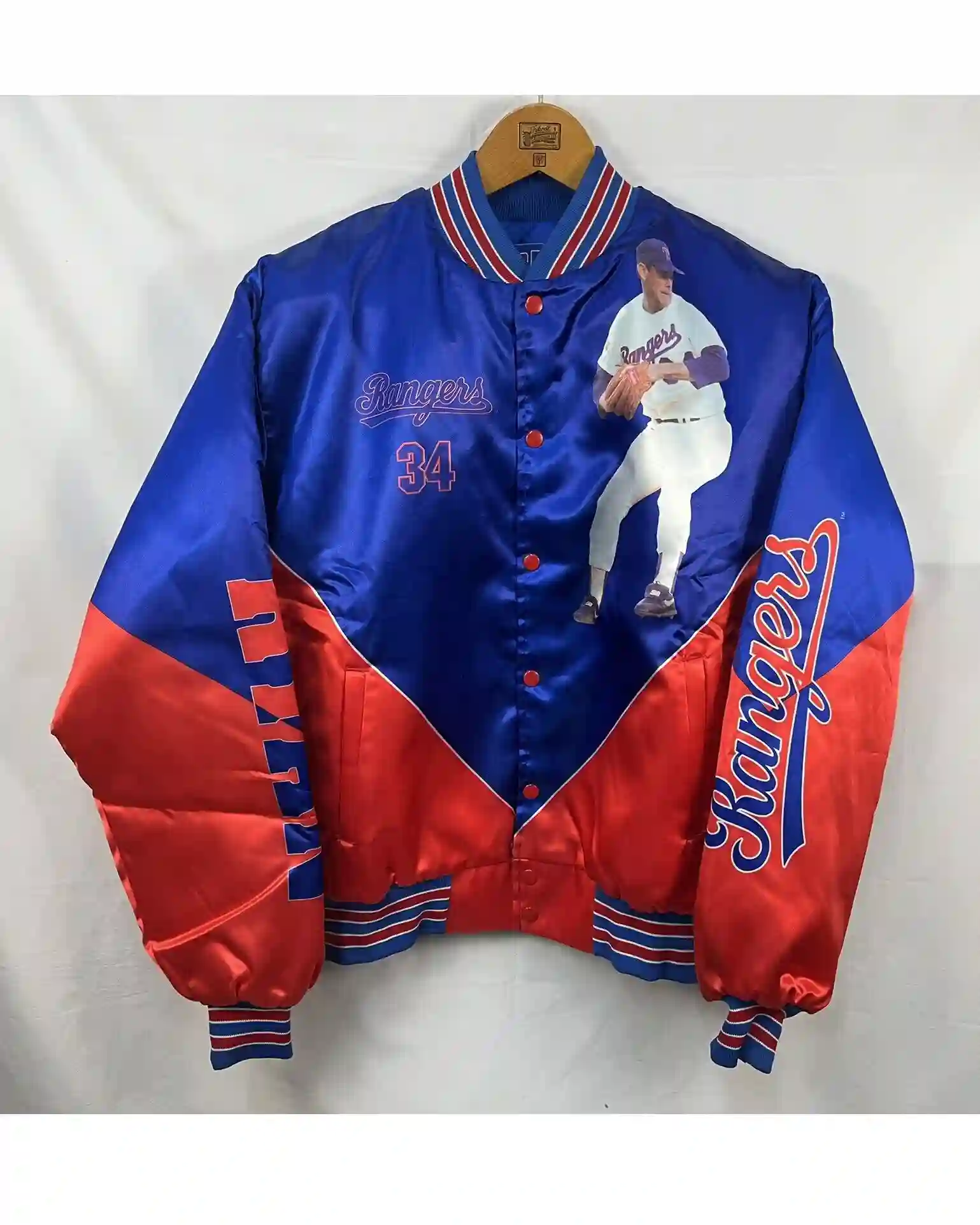 Texas Rangers Nolan Ryan Satin Jacket Texas Rangers Nolan Ryan Satin Jacket
