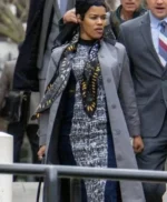 Teyana Taylor One Battle After Another Grey Coat