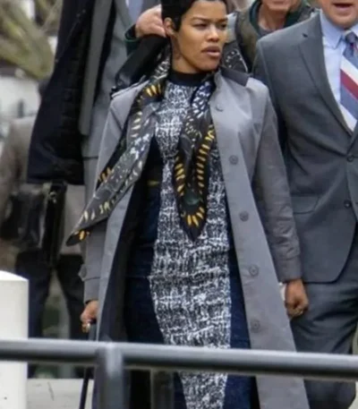 Teyana Taylor One Battle After Another Grey Coat