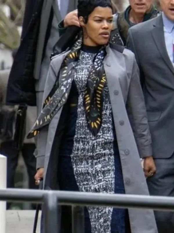 Teyana Taylor One Battle After Another Grey Coat