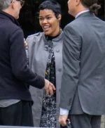 Teyana Taylor One Battle After Another Grey Coat