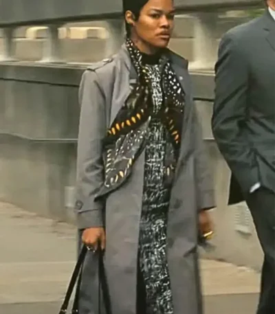 Teyana Taylor One Battle After Another Grey Coat