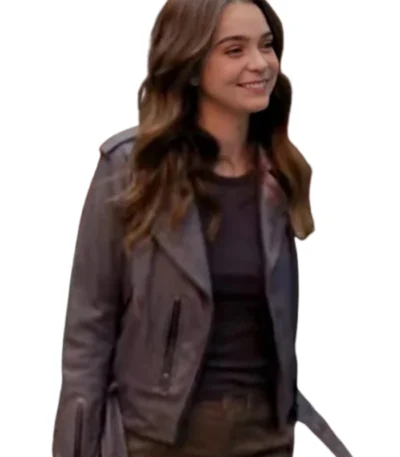 The Accident 2024 Lucia Lobo Black Biker Jacket
