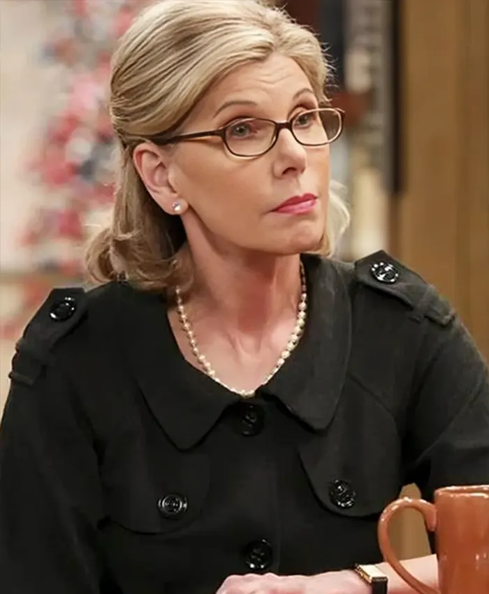 The Big Bang Theory Christine Baranski Black Wool Jacket The Big Bang Theory Christine Baranski Black Wool Jacket