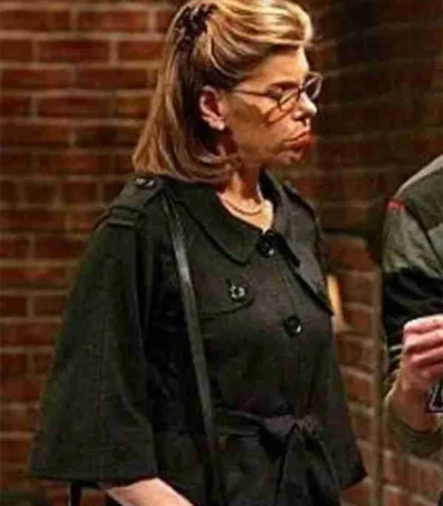 The Big Bang Theory Christine Baranski Black Wool Jacket