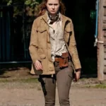 The Bubble Karen Gillan Brown Cotton Jacket