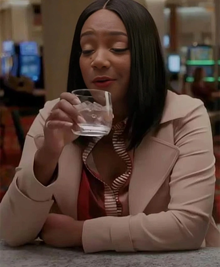 The Card Counter Tiffany Haddish Peach Color Jacket The Card Counter Tiffany Haddish Peach Color Jacket