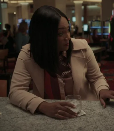 The Card Counter Tiffany Haddish Peach Color Jacket